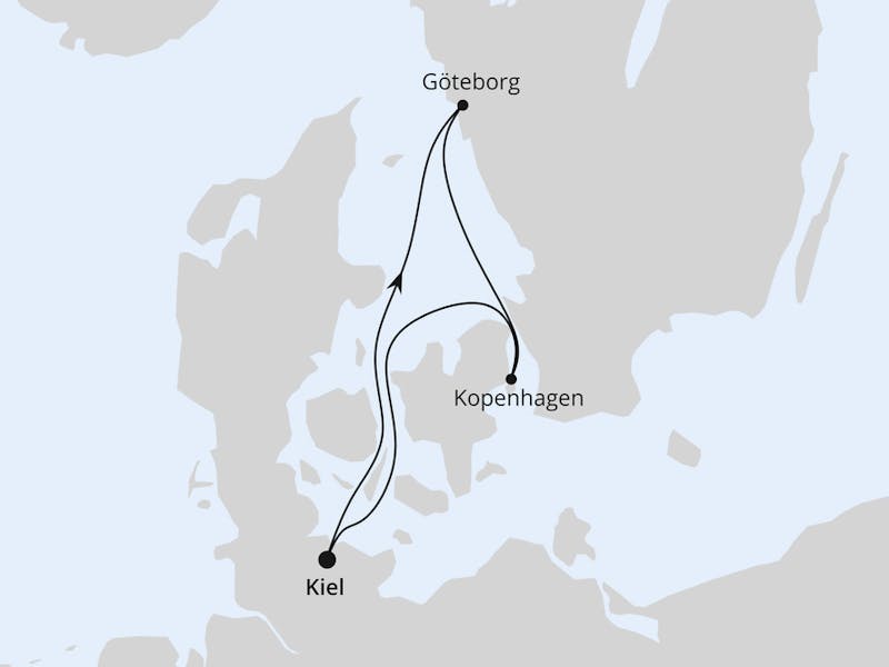  Kurzreise nach Göteborg & Kopenhagen