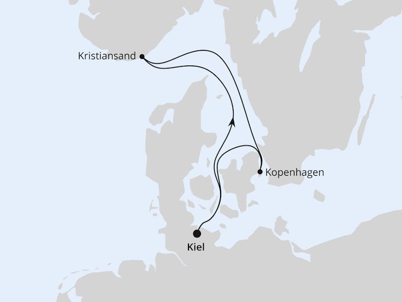  Kurzreise nach Kristiansand & Kopenhagen