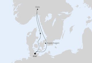 Kurzreise nach Oslo & Kopenhagen ab Kiel