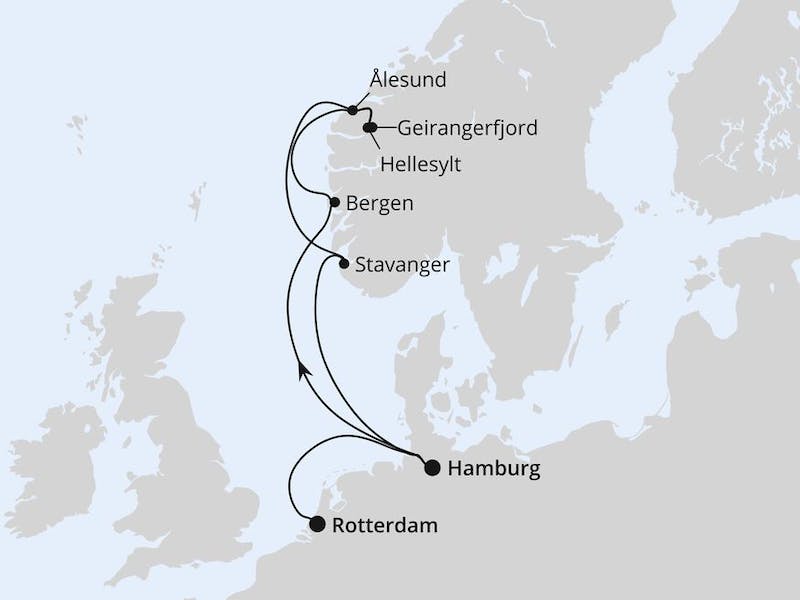  Norwegen von Hamburg nach Rotterdam