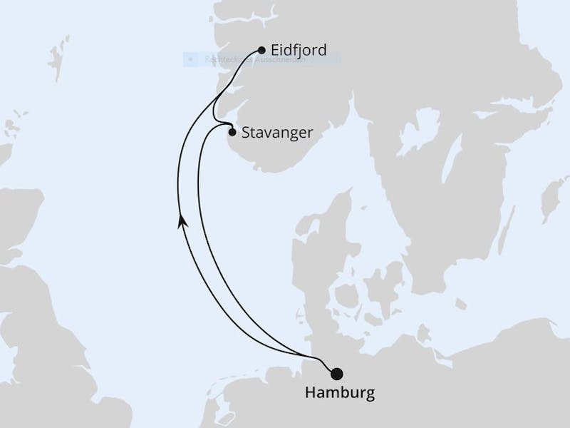  Kurzreise nach Norwegen ab Hamburg