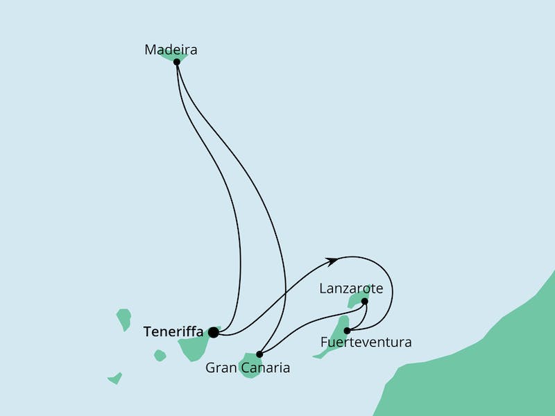 Kanaren & Madeira ab Teneriffa