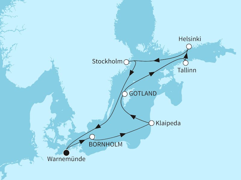 Ostsee mit Helsinki & Tallinn