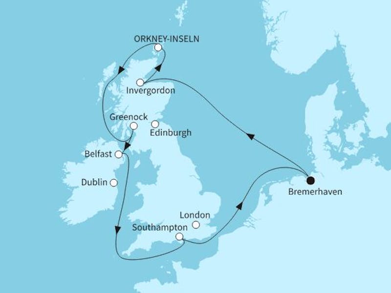  { Großbritannien mit Orkney-Inseln