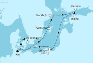 Ostsee mit Helsinki & Visby