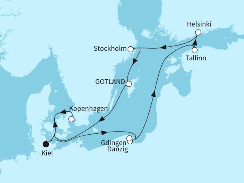 Ostsee mit Helsinki & Visby