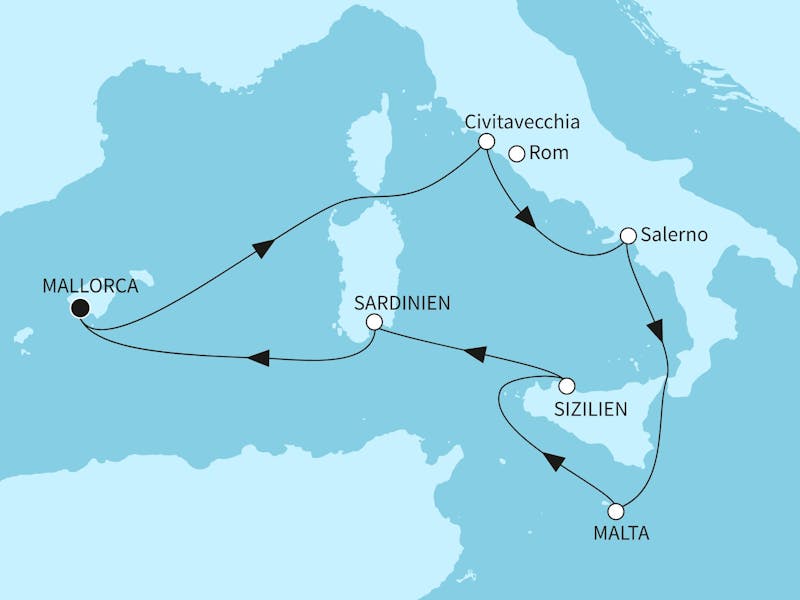  { Westliches Mittelmeer mit Malta