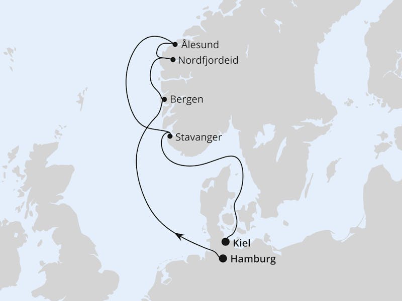  Norwegen ab Hamburg nach Kiel