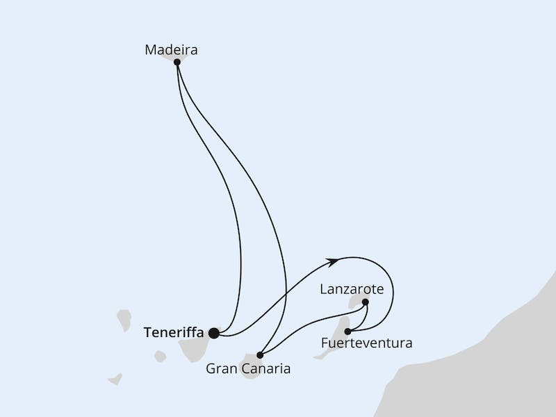  Kanaren & Madeira ab Teneriffa