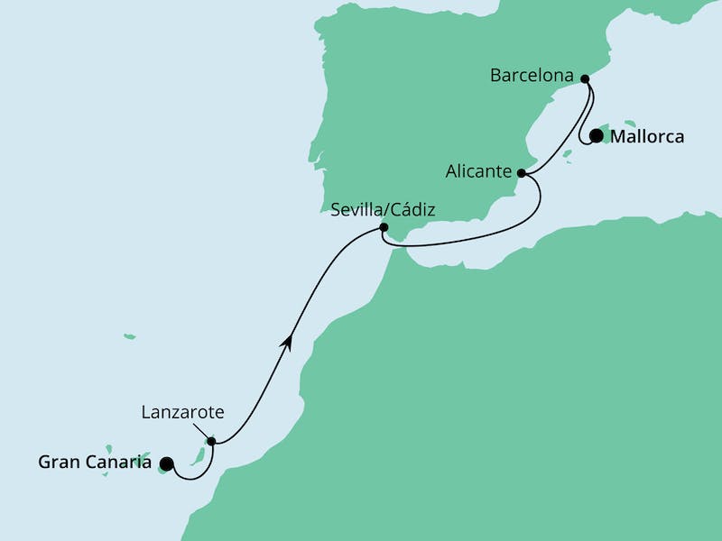  Von Gran Canaria nach Mallorca