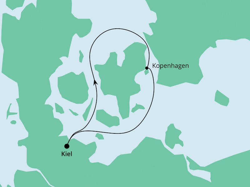 Kurzreise ab Kiel mit Kopenhagen