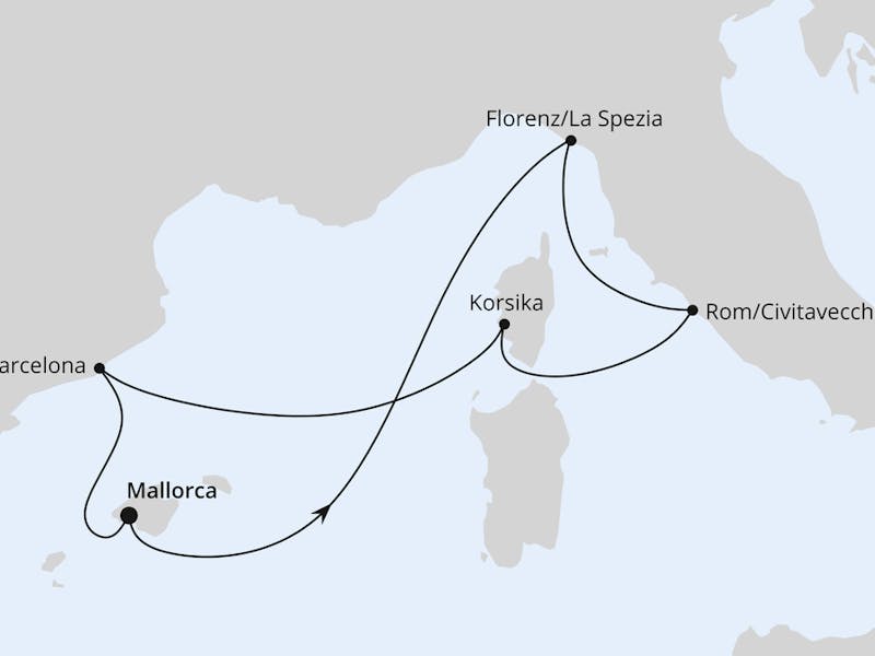 { Mediterrane Schätze mit Korsika ab Mallorca