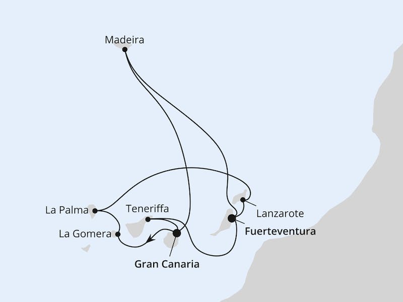  { Große Kanaren-Rundreise & Madeira