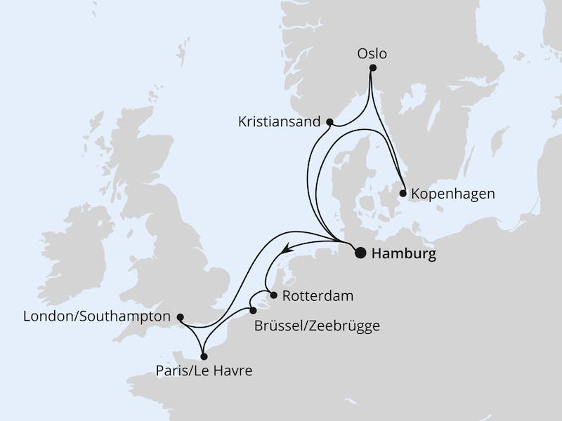  Metropolen & Skandinavien ab Hamburg
