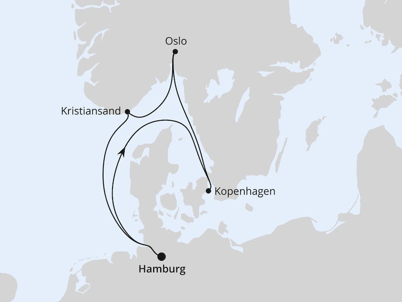  Norwegen & Dänemark ab Hamburg