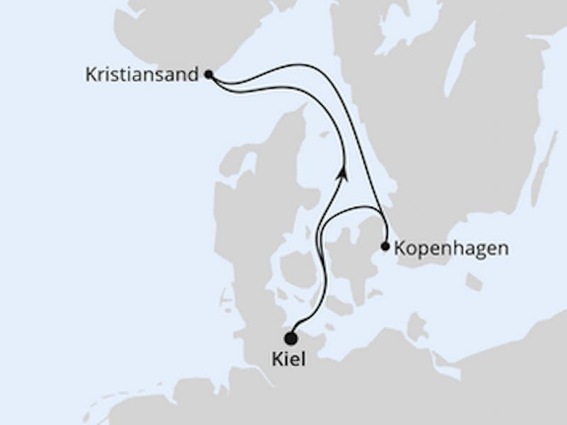  { Kurzreise nach Kristiansand & Kopenhagen