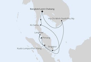 Thailand,  Malaysia,  Singapur & Vietnam