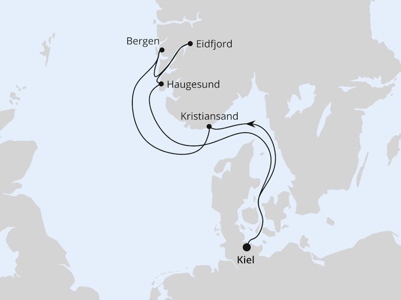  Norwegen ab Kiel