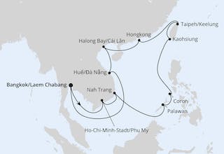Vietnam,  Philippinen,  Taiwan & Hongkong