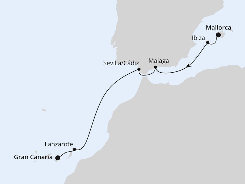  Von Mallorca nach Gran Canaria