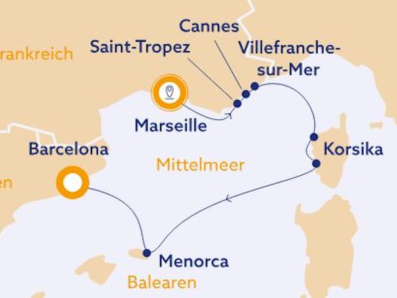  { Mediterranes Erlebnis in Frankreich & Spanien