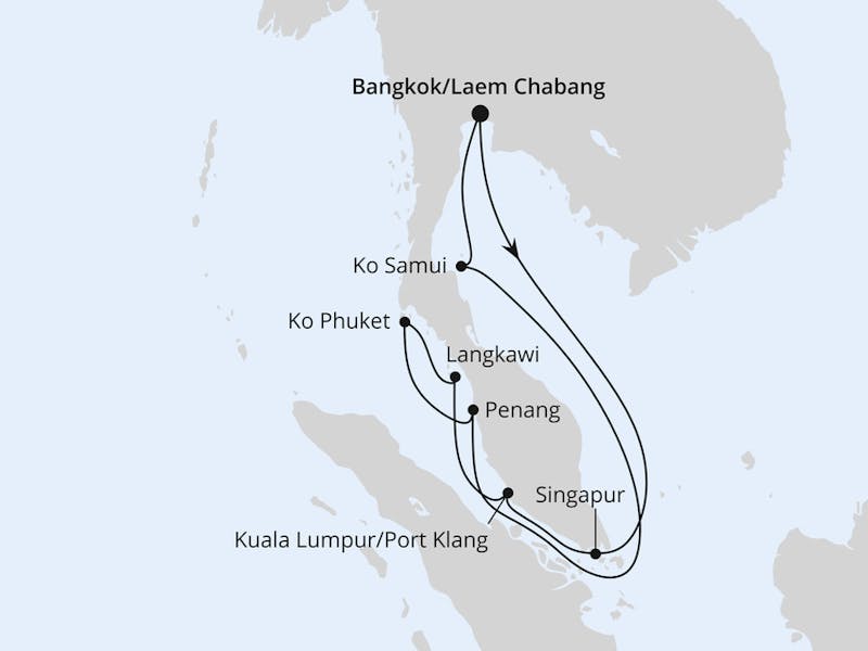 Thailand,  Malaysia & Singapur