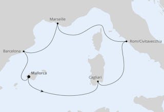 Mediterrane Schätze mit Sardinien ab Mallorca