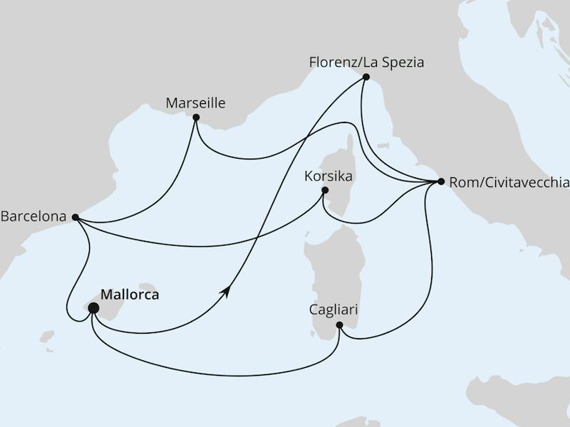  { Große Mittelmeer-Reise ab Mallorca 1