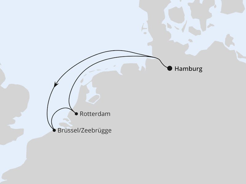 Kurzreise nach Belgien & Niederlande