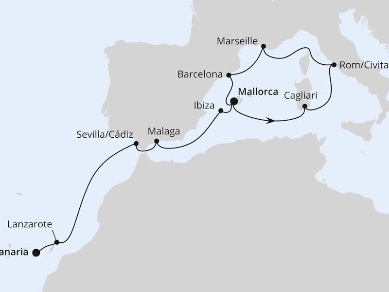  Von Mallorca nach Gran Canaria 2