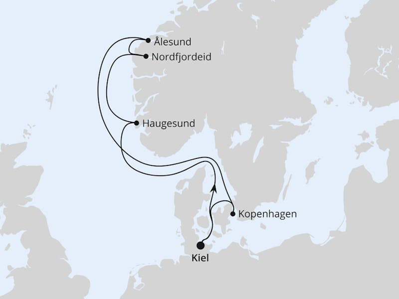  { Norwegen ab Kiel