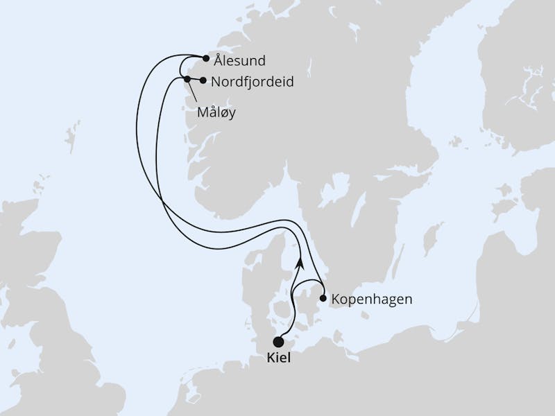  Norwegen ab Kiel