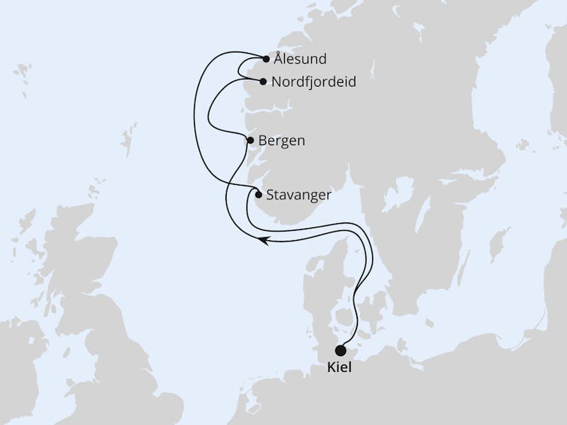  Norwegen ab Kiel