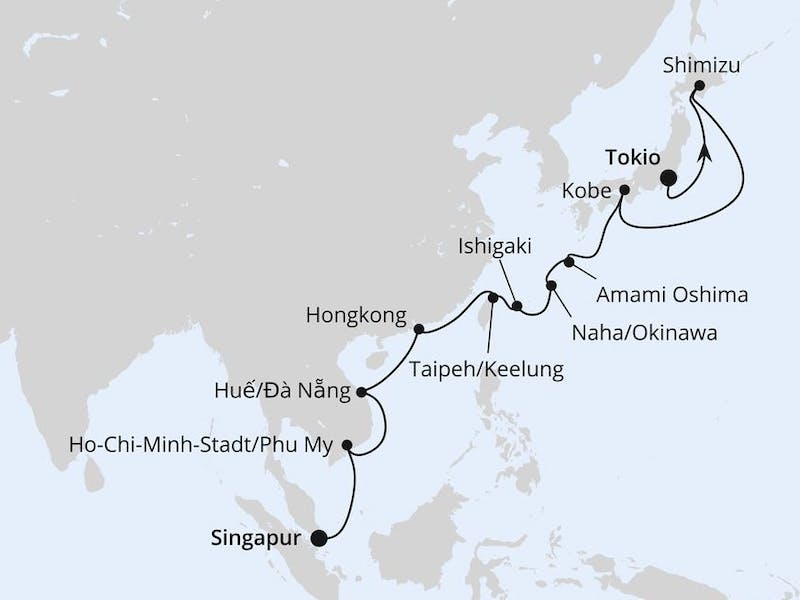  Japan,  Taiwan,  Vietnam & Hongkong 2