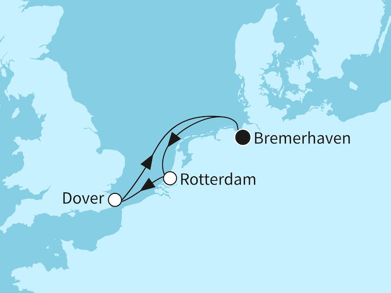 Kurzreise mit Dover