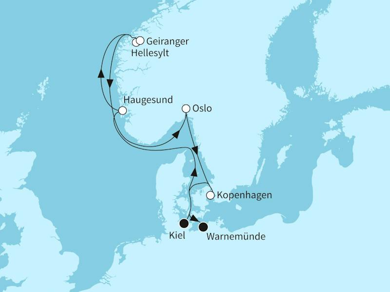  { Metropolen der Ostsee und Norwegens Fjordwelten