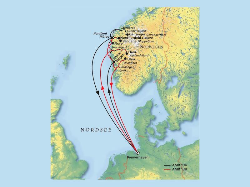  Fjordnorwegen zum Verlieben