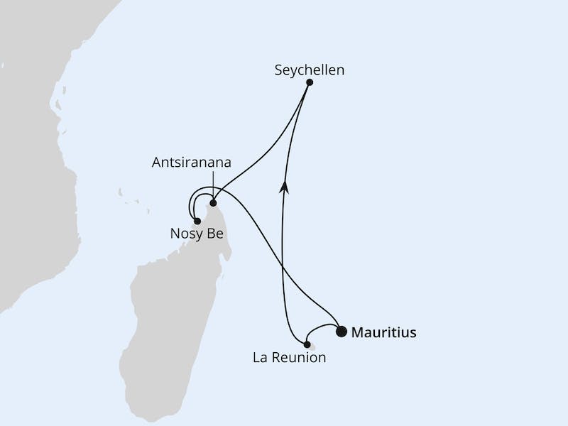  Mauritius,  Seychellen & Madagaskar 1