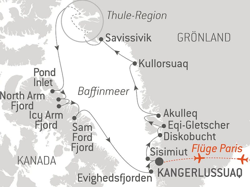  { Magische Fjorde und Eisige Wunder Grönlands