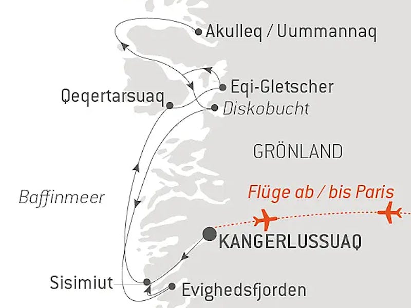  { Natureis und Nordlichter: Grönlands Wunderwelten