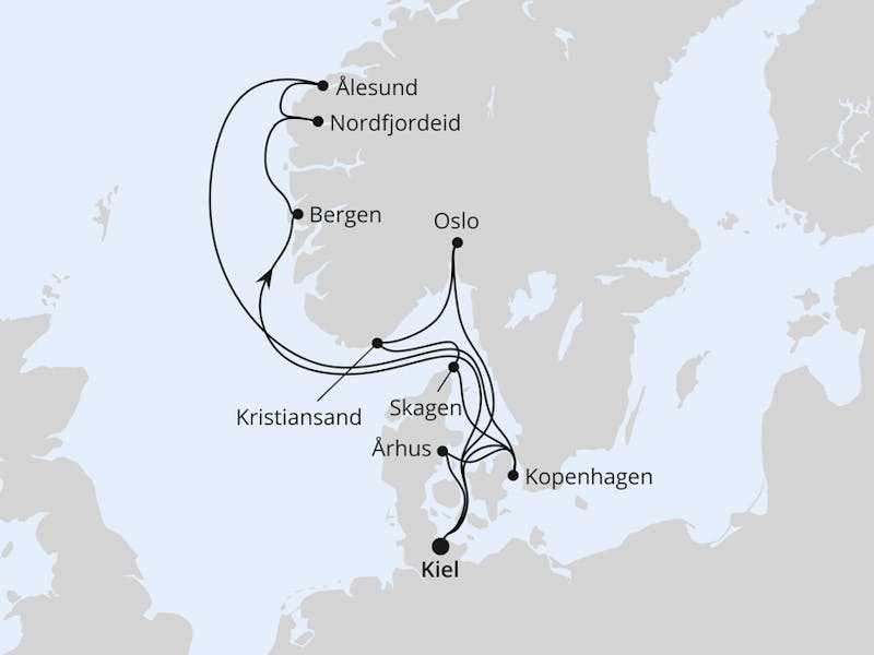  Große Skandinavien-Reise ab Kiel