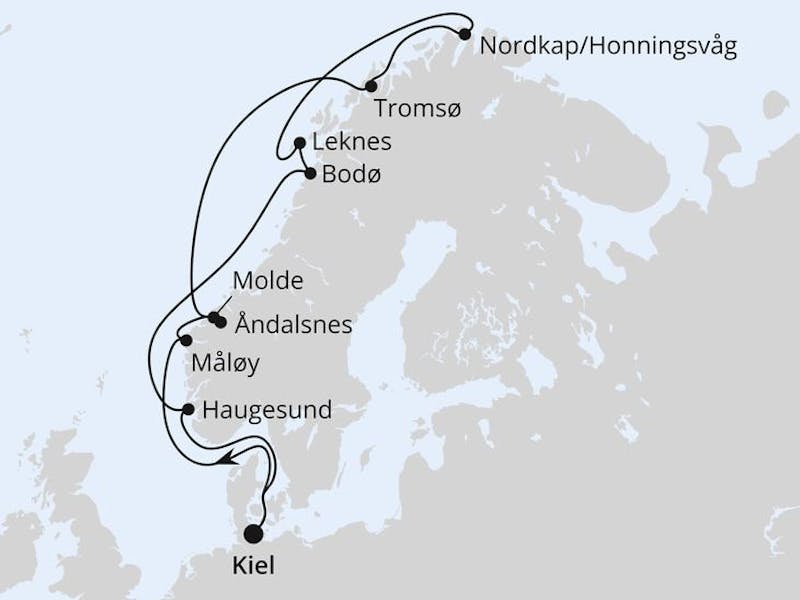  Norwegen mit Lofoten & Nordkap