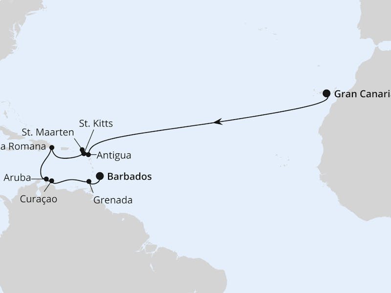  Von Gran Canaria nach Barbados