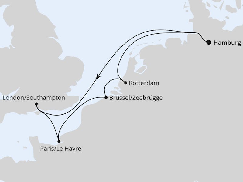  Metropolen ab Hamburg