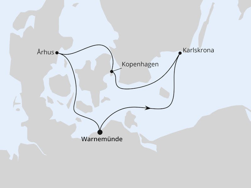  Kurzreise nach Schweden & Dänemark ab Warnemünde