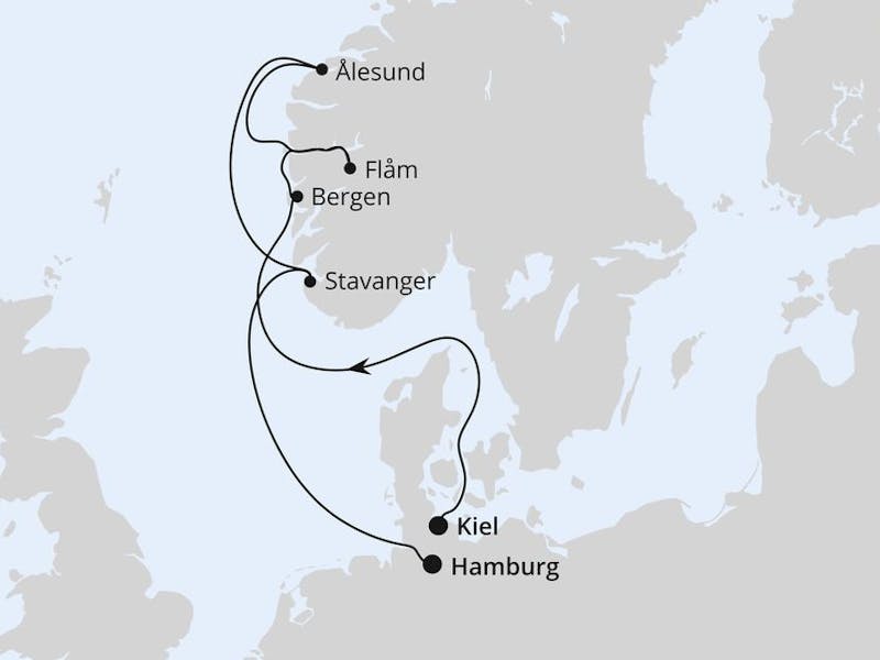  Norwegen von Kiel nach Hamburg