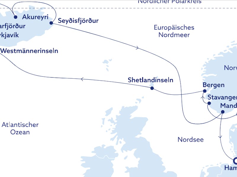  { Norwegen und Island Zur Zeit der Polarlichter