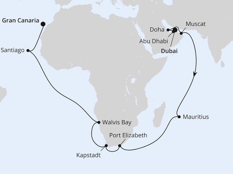  Weltenbummler Südafrika & Mauritius 1