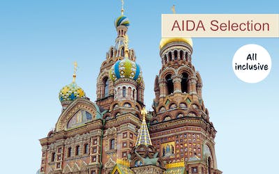 AIDA PREMIUM All Inclusive Sommer 2024 - AIDAdiva - Ostsee-Rundreise mit St. Petersburg