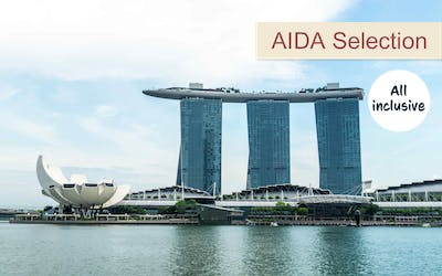 AIDA PREMIUM All Inclusive Transreise 2024 - AIDAbella - Von Shanghai nach Singapur